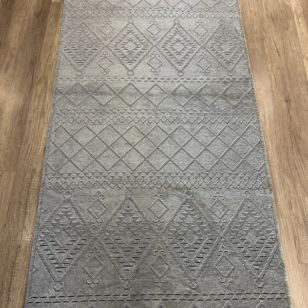 Luxess Halı Cool 405 Gri Yıkanabilir Kilim