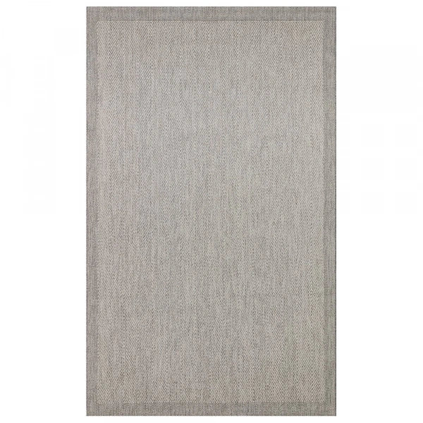 Eko Halı Mono 02 Grey Kaymaz Tabanlı Kilim
