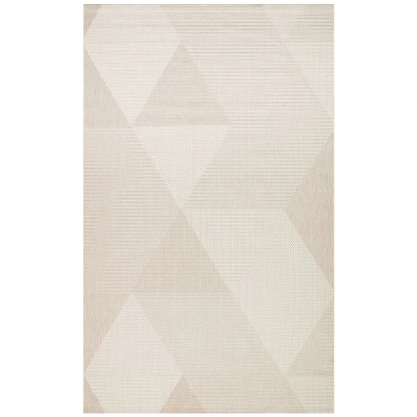 Eko Halı Mono 03 Beıge Kaymaz Tabanlı Kilim