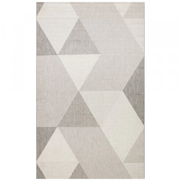 Eko Halı Mono 03 Grey Kaymaz Tabanlı Kilim