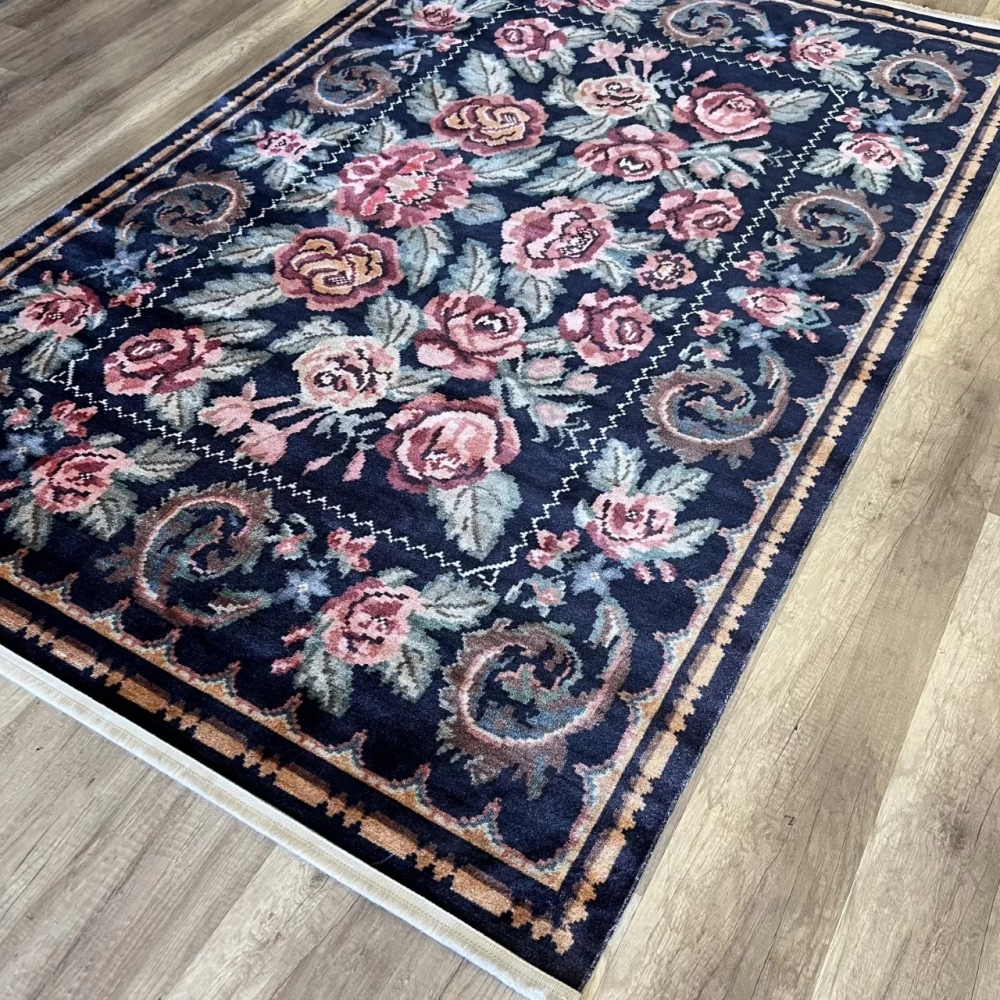 Eko Halı Antique ATK 02 Black Yıkanabilir Makine Halısı