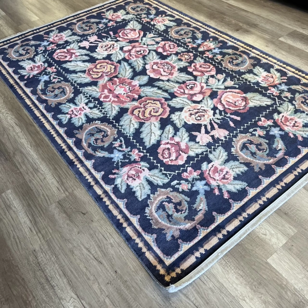 Eko Halı Antique ATK 02 Black Yıkanabilir Makine Halısı