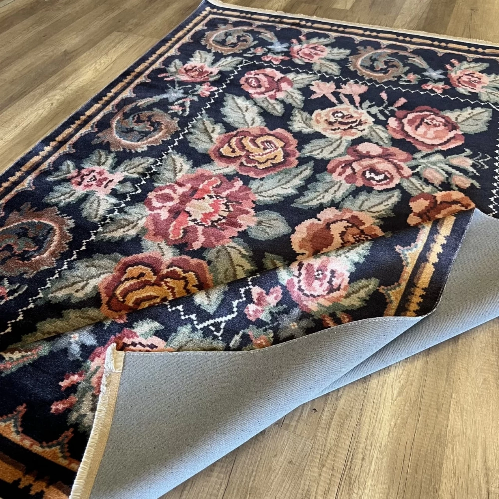 Eko Halı Antique ATK 02 Black Yıkanabilir Makine Halısı