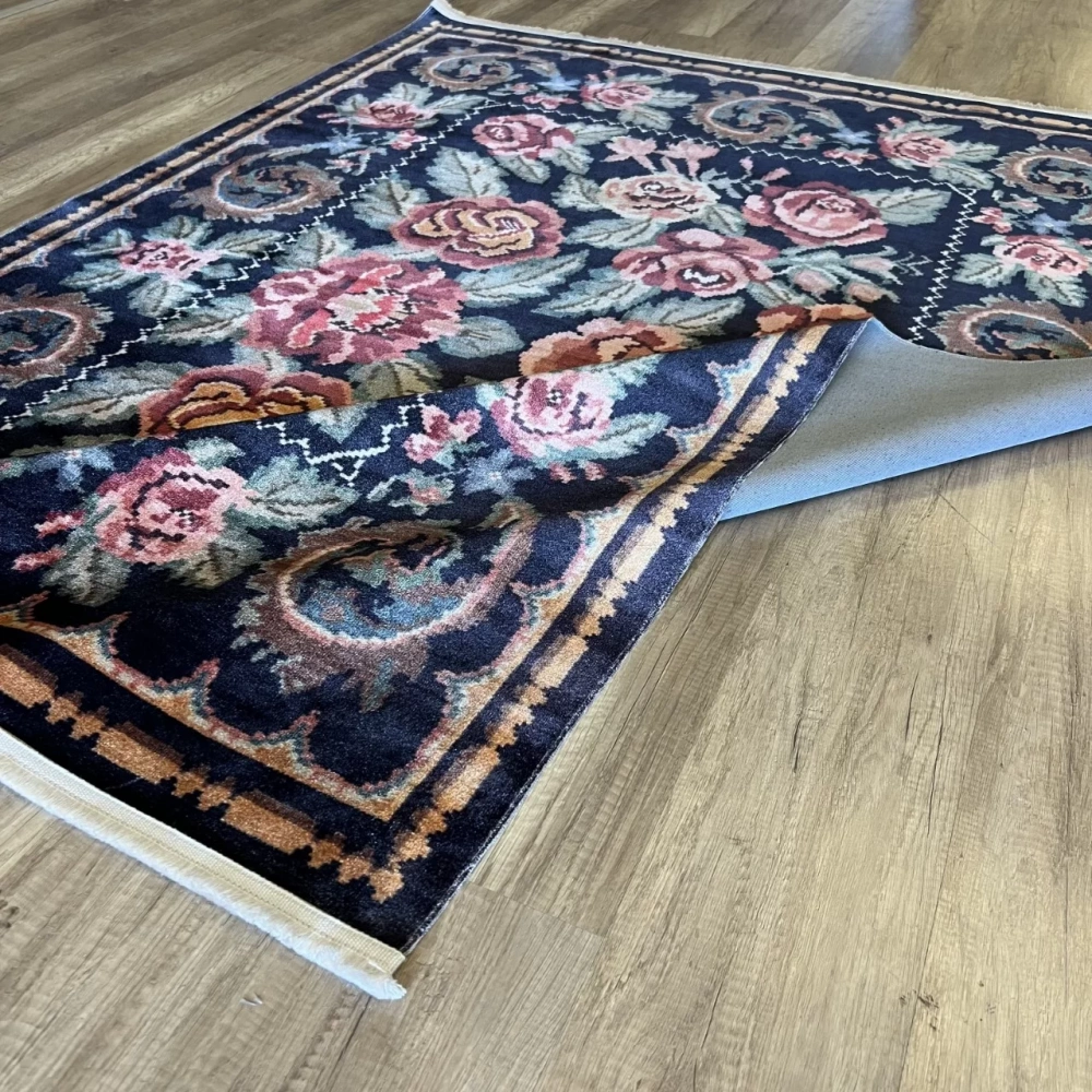 Eko Halı Antique ATK 02 Black Yıkanabilir Makine Halısı