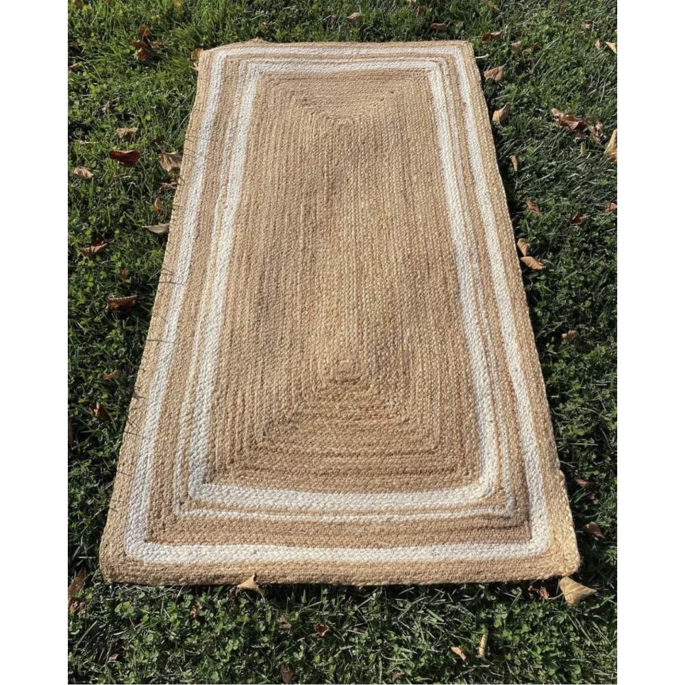 Eko Halı Echo Jüt ECH 10 Natural White XW Dekoratif Jüt Kilim