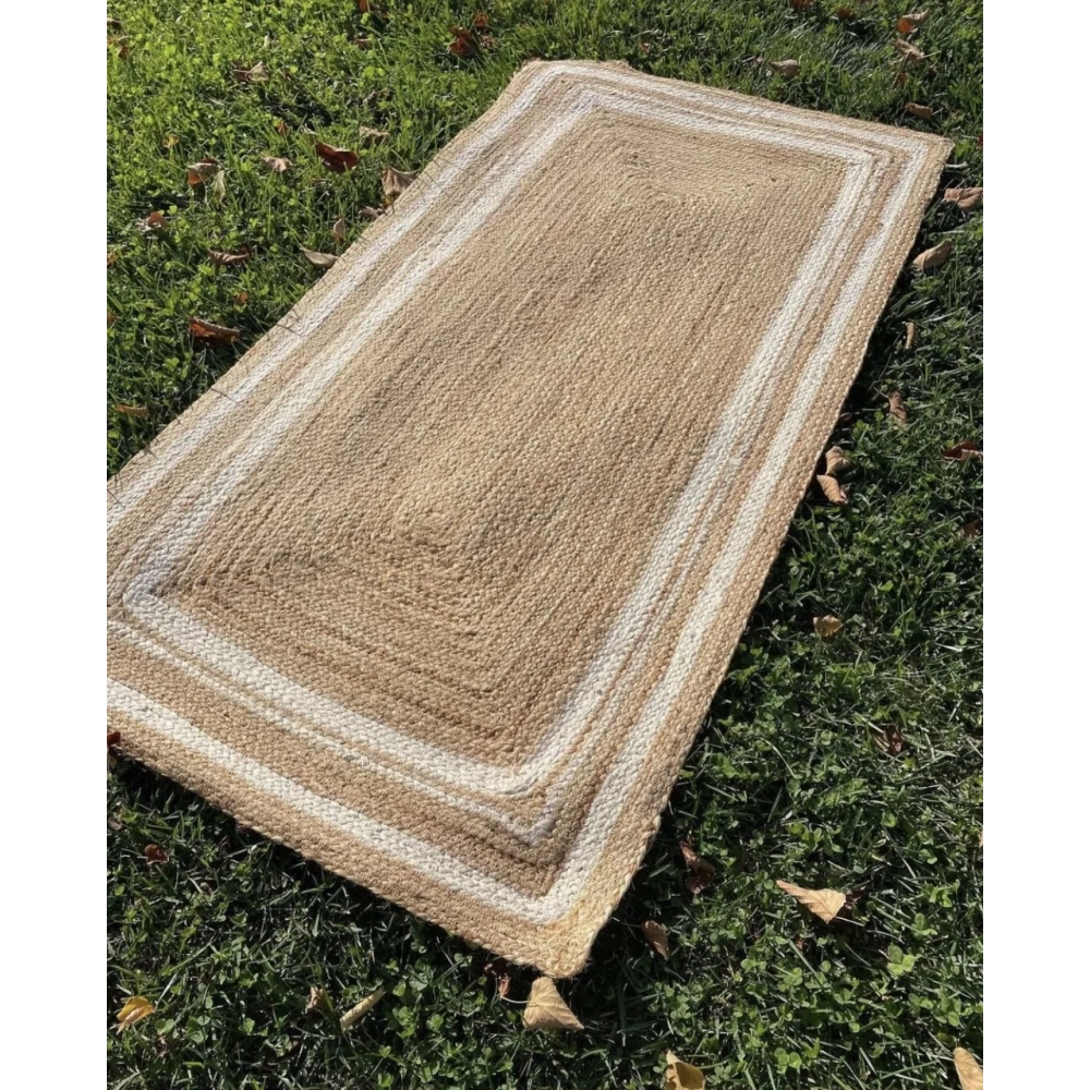 Eko Halı Echo Jüt ECH 10 Natural White XW Dekoratif Jüt Kilim