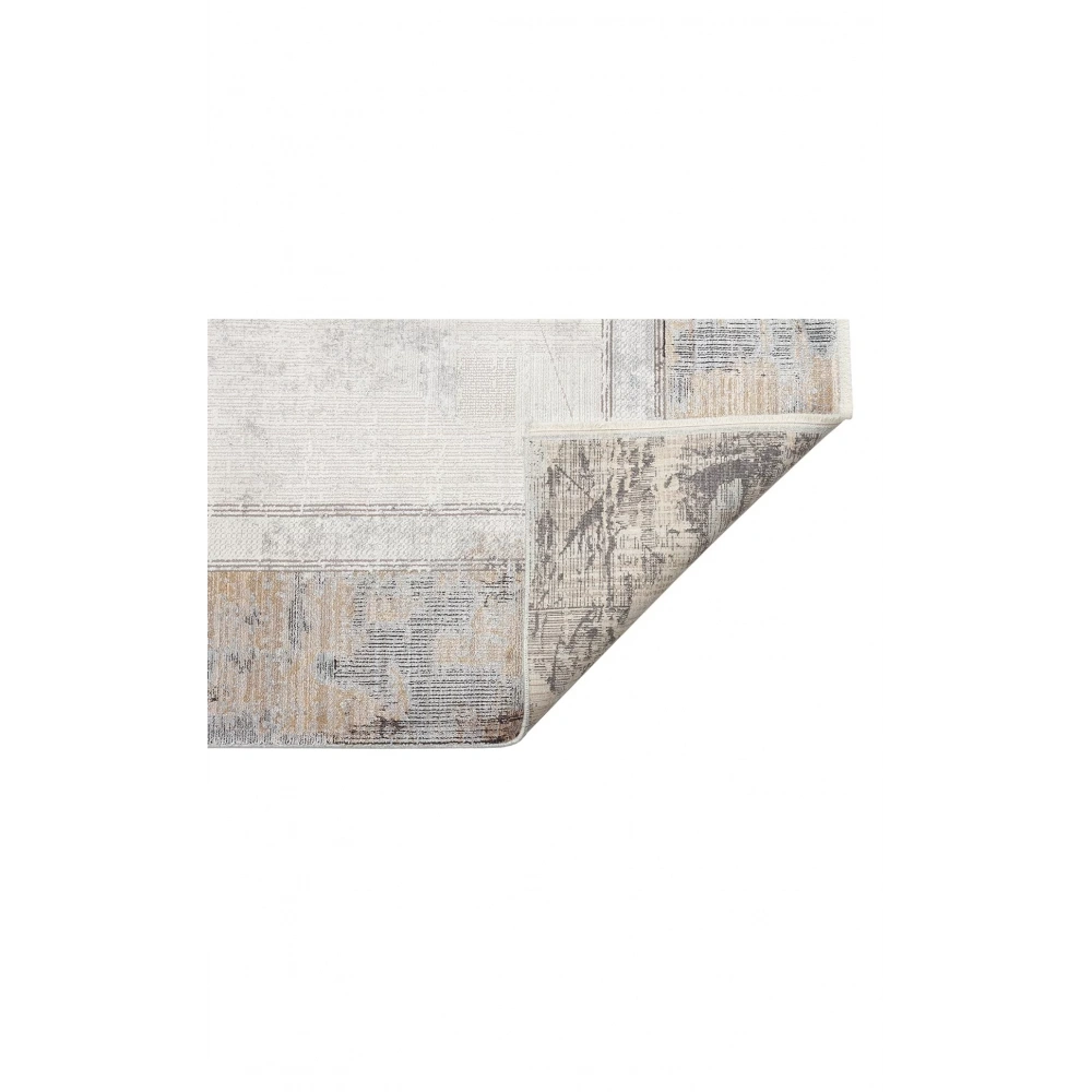 Eko Halı Mahal MHL 03 Cream Antrasit Salon Halısı