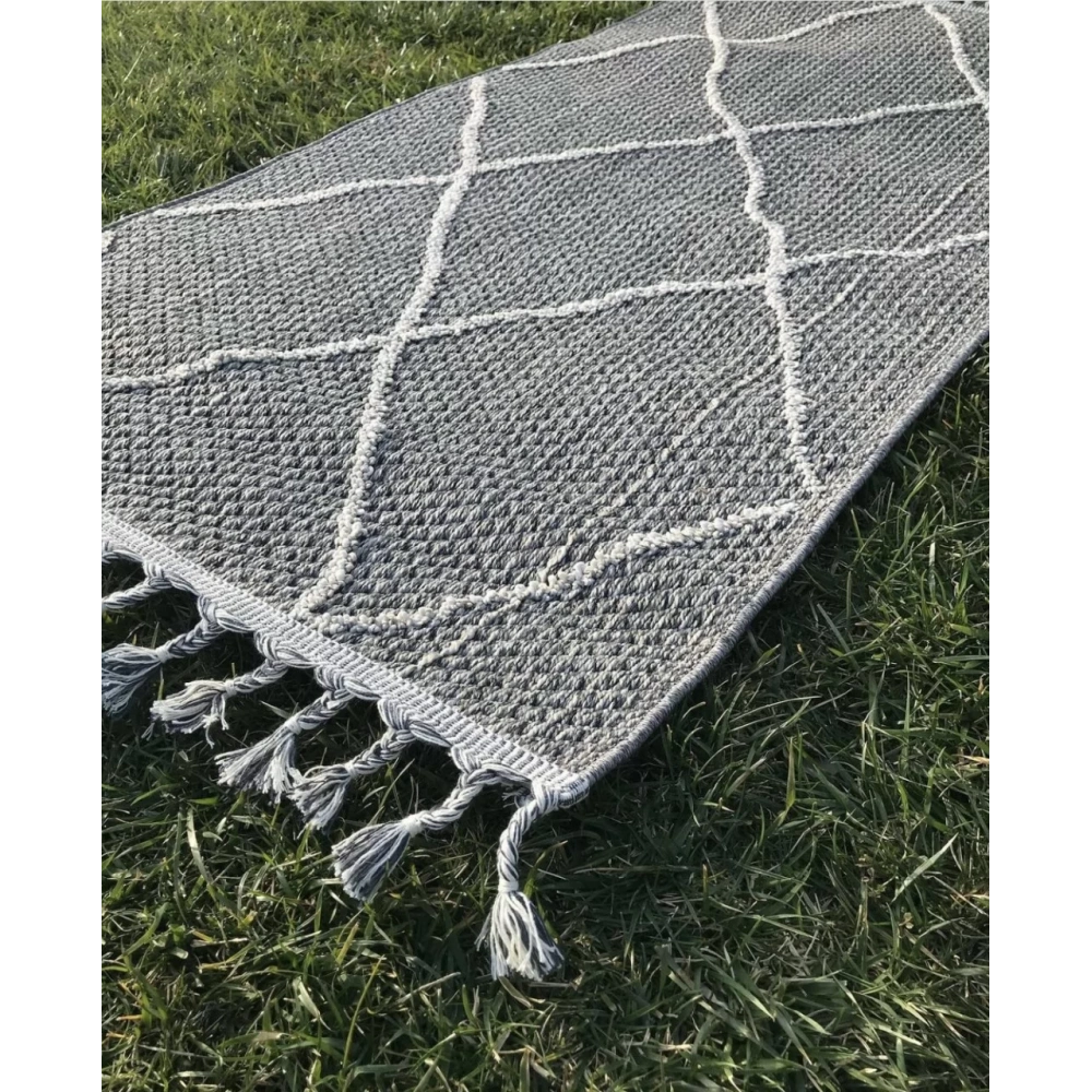 Eko Halı Soho SH 02 Grey Hav Toz Vermez Hasır Dokuma Modern Makine Halısı