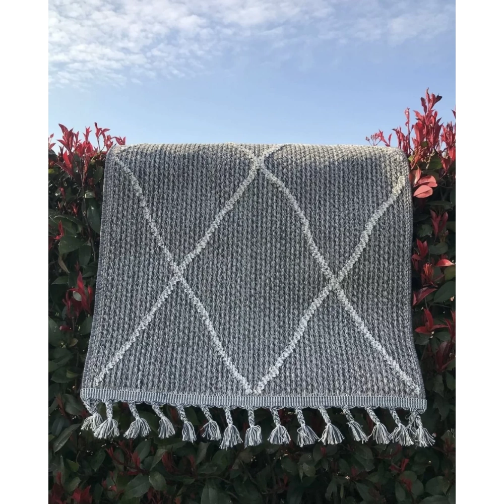 Eko Halı Soho SH 02 Grey Hav Toz Vermez Hasır Dokuma Modern Makine Halısı