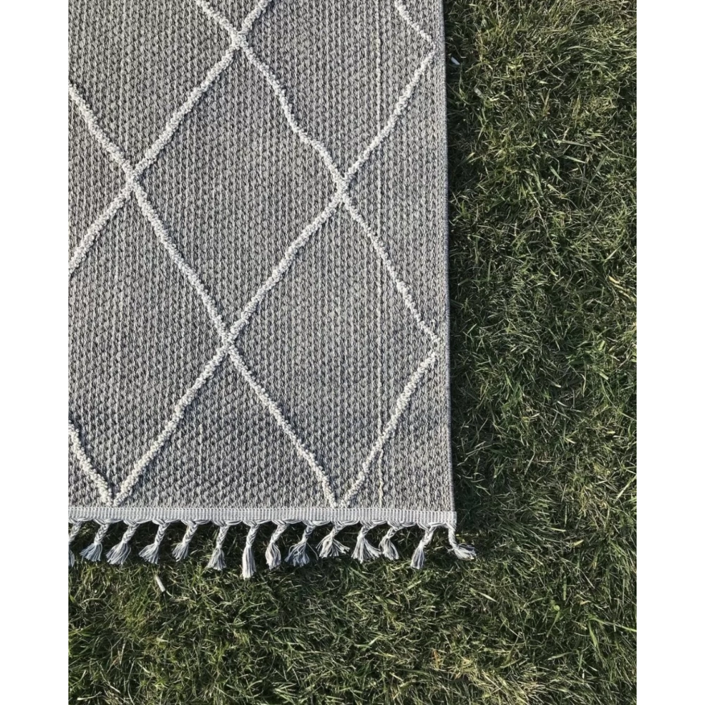 Eko Halı Soho SH 02 Grey Hav Toz Vermez Hasır Dokuma Modern Makine Halısı