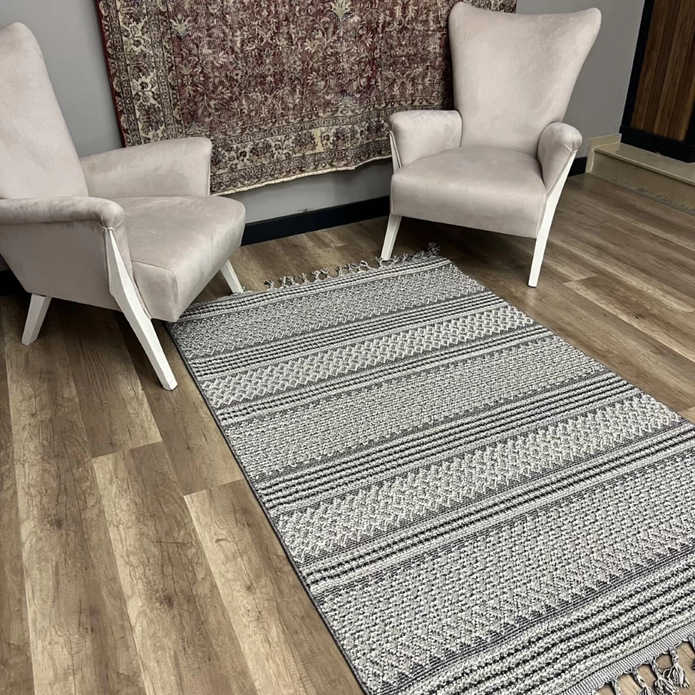 Eko Halı Soho Fırsat SH 05 Ivory Hav Toz Vermez Hasır Dokuma Modern Makine Halısı