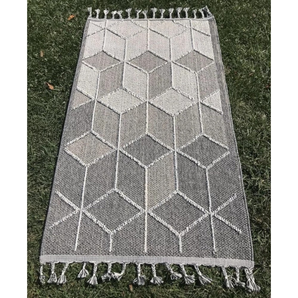 Eko Halı Soho SH 03 Grey Hav Toz Vermez Hasır Dokuma Modern Makine Halısı