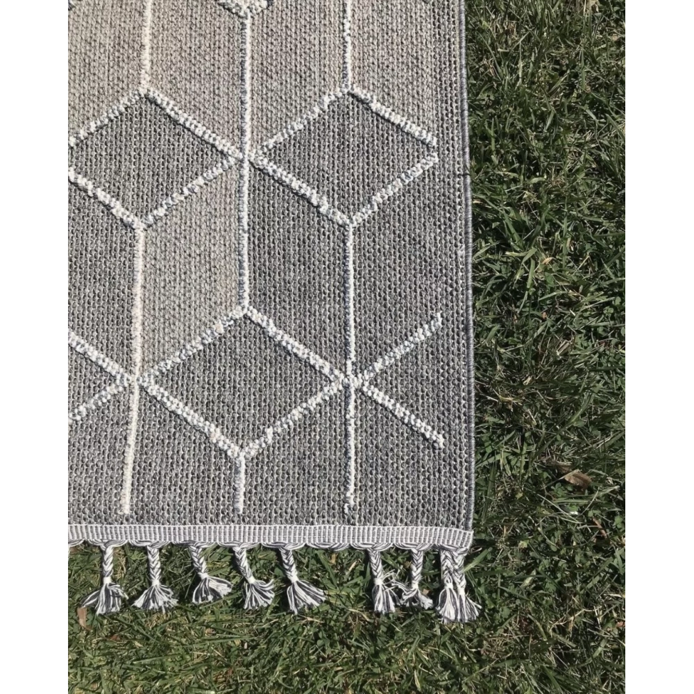 Eko Halı Soho SH 03 Grey Hav Toz Vermez Hasır Dokuma Modern Makine Halısı