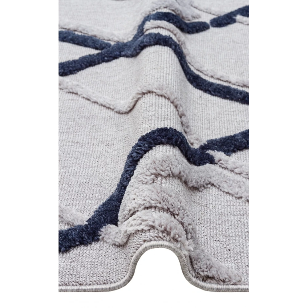 Eko Halı Terazzo TRZ 03 Navy İskandinav Modern Halı