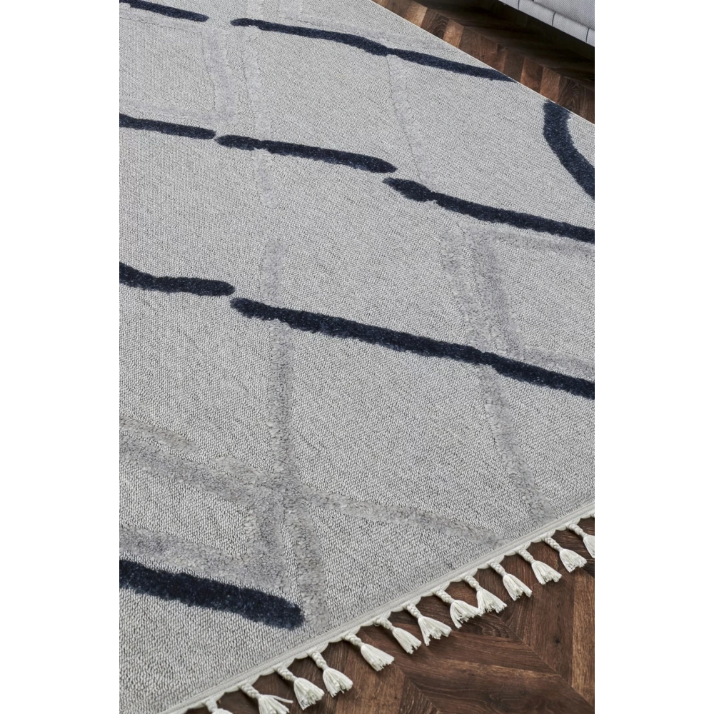 Eko Halı Terazzo TRZ 03 Navy İskandinav Modern Halı