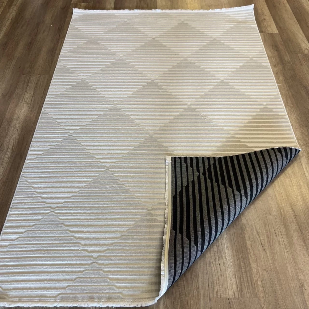 Hoom Rugs Bentley 9512 A Krem Modern Yüksek Kalite Dekoratif Halı