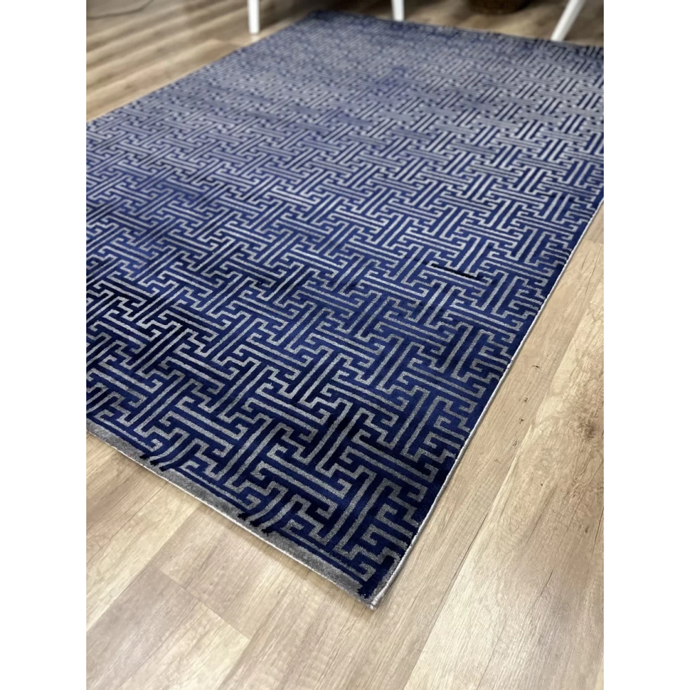 Hoom Rugs Milano 401 Lacivert Modern Salon Halısı