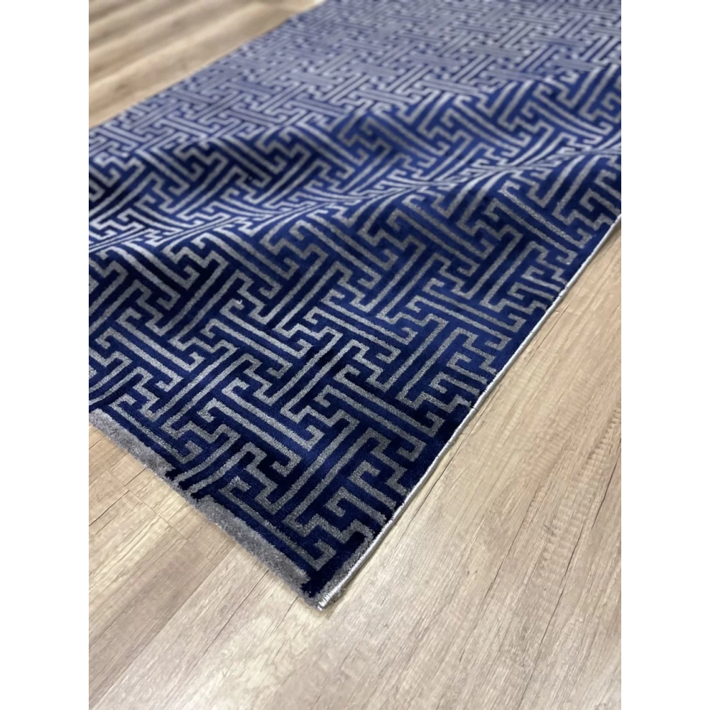 Hoom Rugs Milano 401 Lacivert Modern Salon Halısı