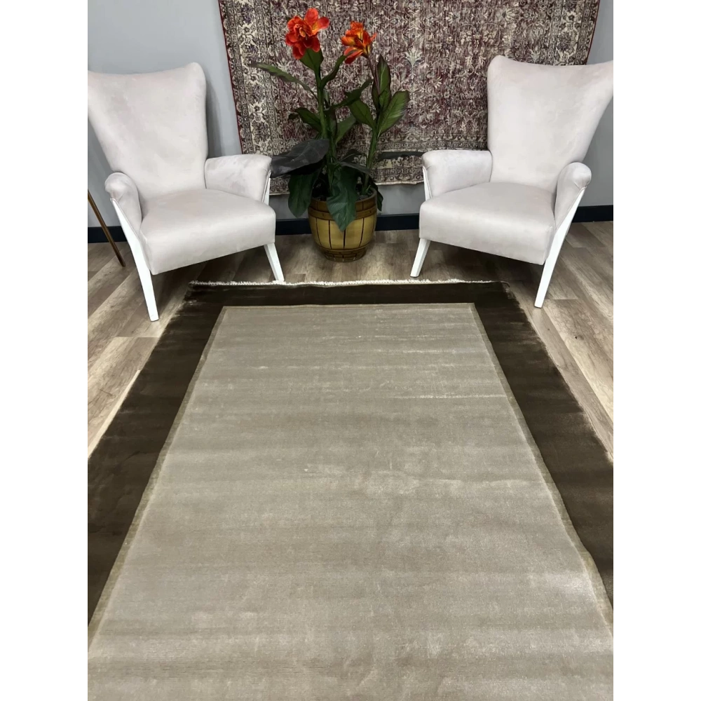 Hoom Rugs Night 601 Vizon Doğal Bambu Salon Halısı