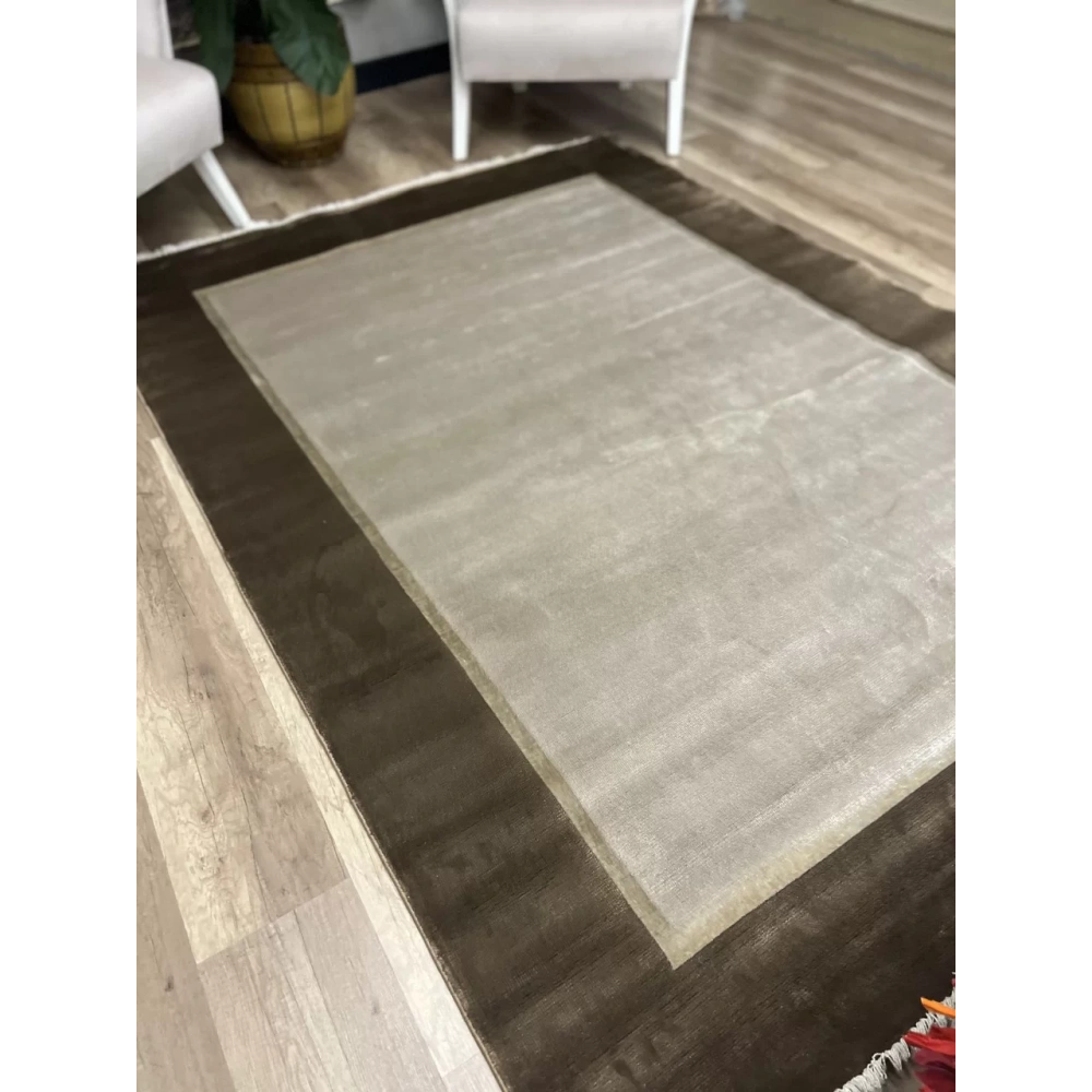 Hoom Rugs Night 601 Vizon Doğal Bambu Salon Halısı