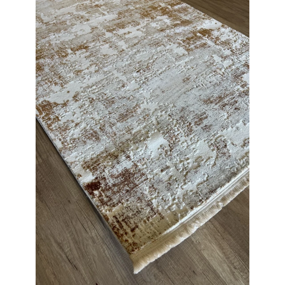 İpek Halı Gaspara 14706 Krem Kiremit Koridor Halısı