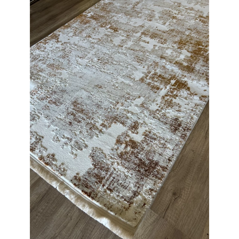 İpek Halı Gaspara 14706 Krem Kiremit Koridor Halısı