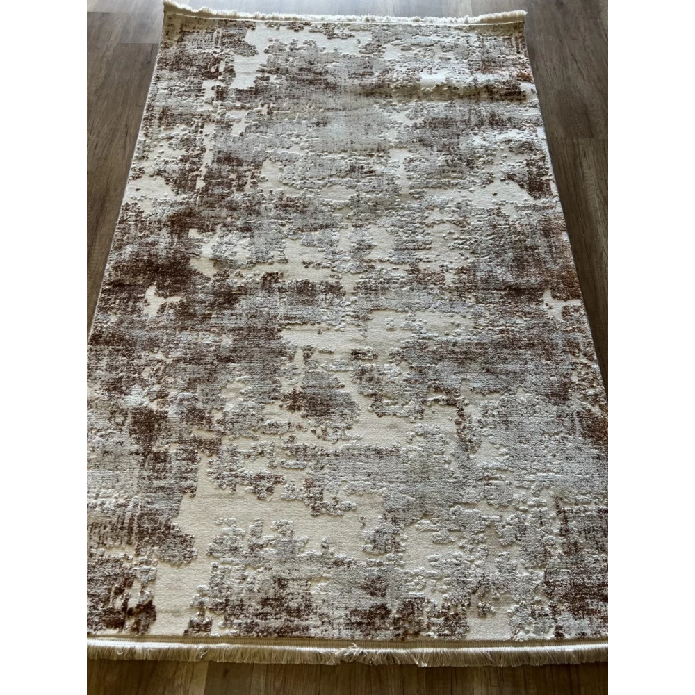 İpek Halı Gaspara 14706 Krem Kiremit Koridor Halısı