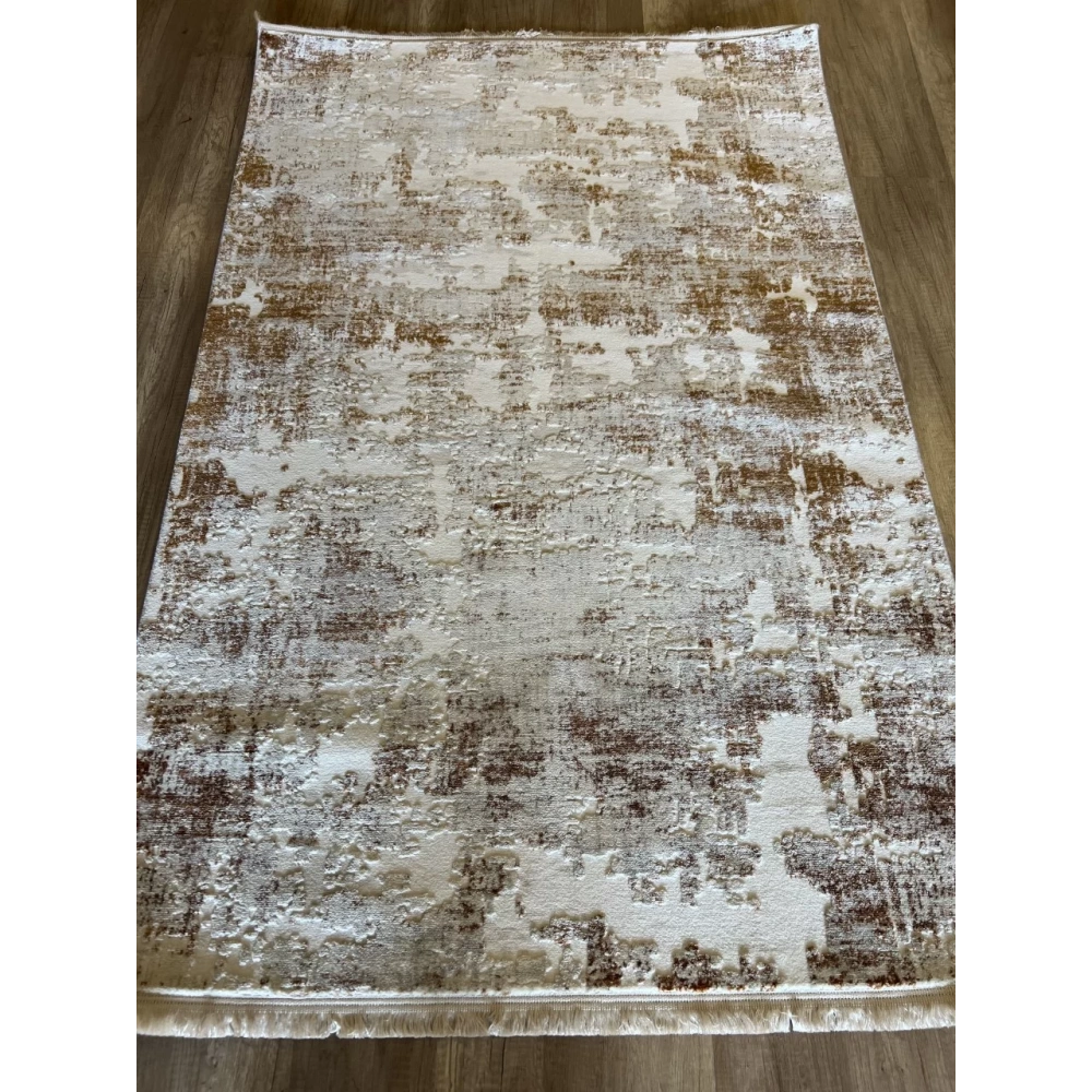 İpek Halı Gaspara 14706 Krem Kiremit Koridor Halısı