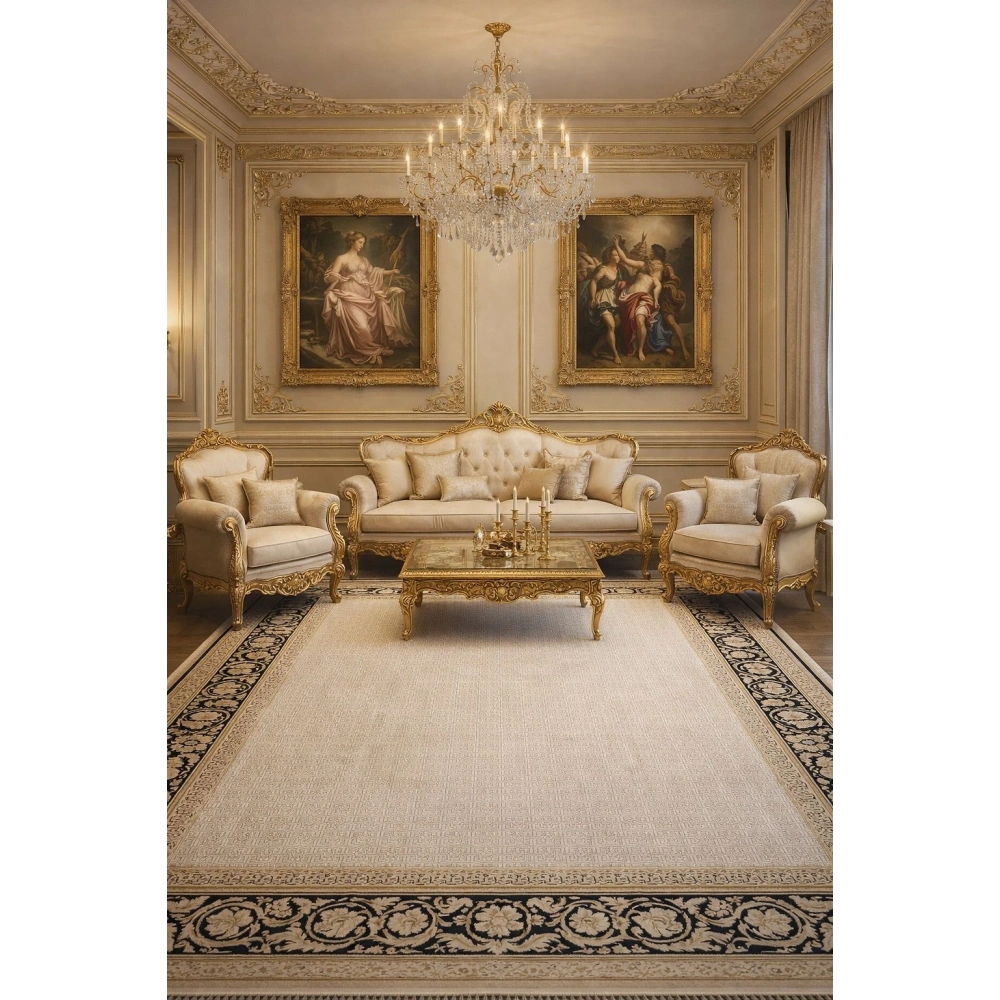 Hoom Rugs Avangard 1315 D Klasik Salon Halısı