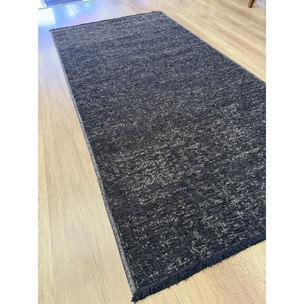 Hoom Rugs Vintage VTG 105 Antrasit Dekoratif Yıkanabilir Kilim