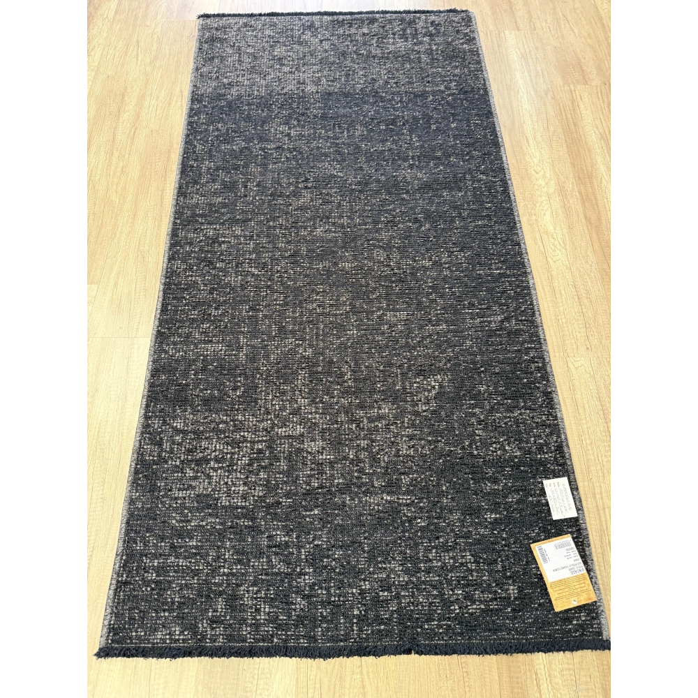 Hoom Rugs Vintage VTG 105 Antrasit Dekoratif Yıkanabilir Kilim
