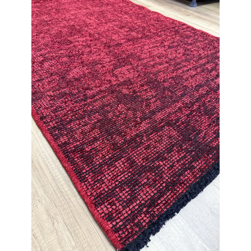 Hoom Rugs Vintage VTG 115 Bordo Dekoratif Yıkanabilir Kilim