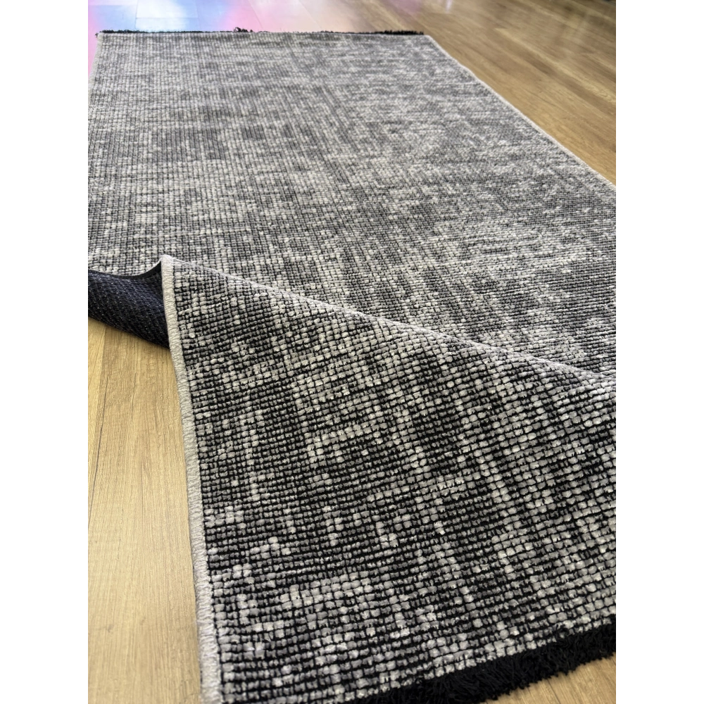 Hoom Rugs Vintage VTG 119 Gri Dekoratif Yıkanabilir Kilim