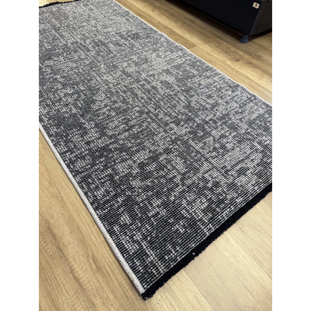 Hoom Rugs Vintage VTG 119 Gri Dekoratif Yıkanabilir Kilim