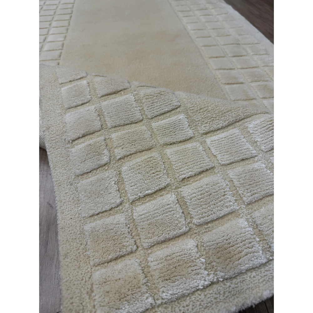 Eko Halı Siena 3D Bow White El Dokuma Yolluk