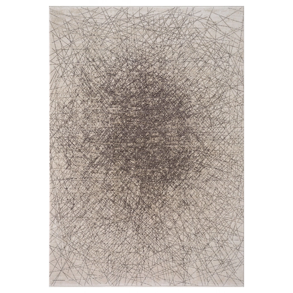 Hoom Rugs Emperor Krem Antrasit Yüksek Kalite Sık Dokuma Salon Halısı