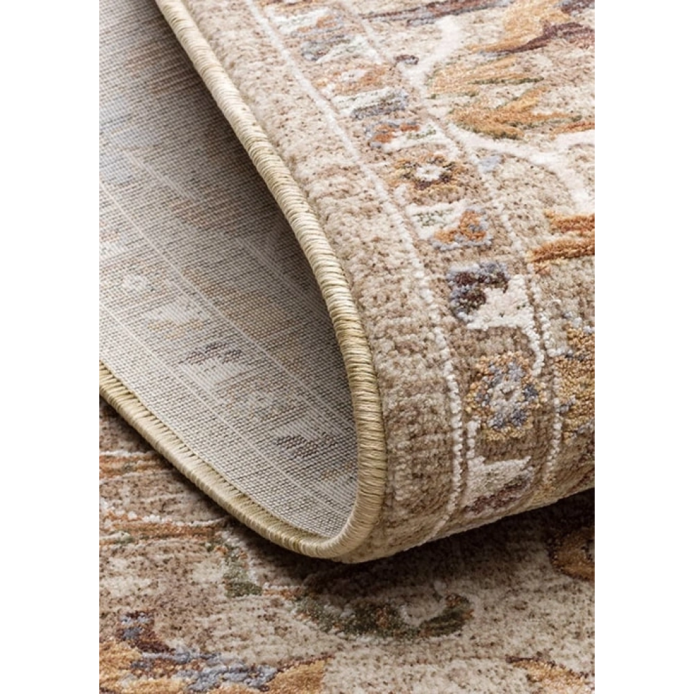 Eko Halı Sofia SOF 02 Cream Gold Uşak Motifli Renkli Makine Halısı