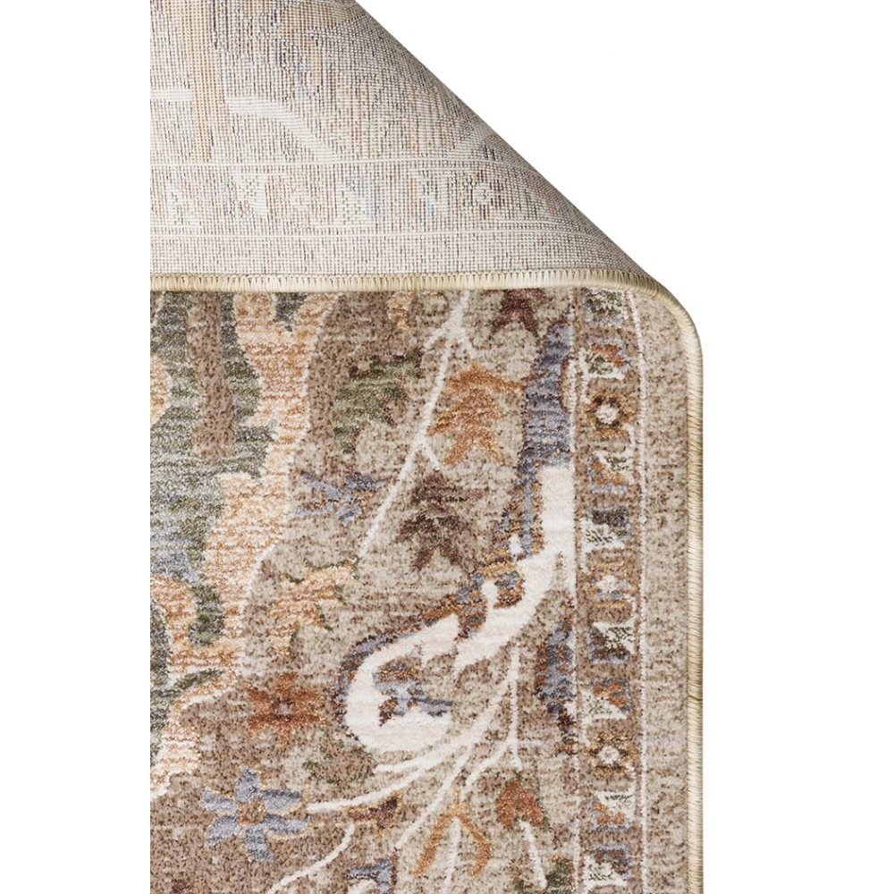 Eko Halı Sofia SOF 02 Cream Gold Uşak Motifli Renkli Makine Halısı