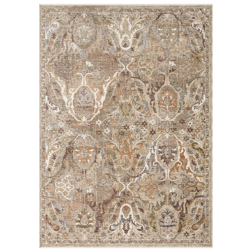 Eko Halı Sofia SOF 02 Cream Gold Uşak Motifli Renkli Makine Halısı