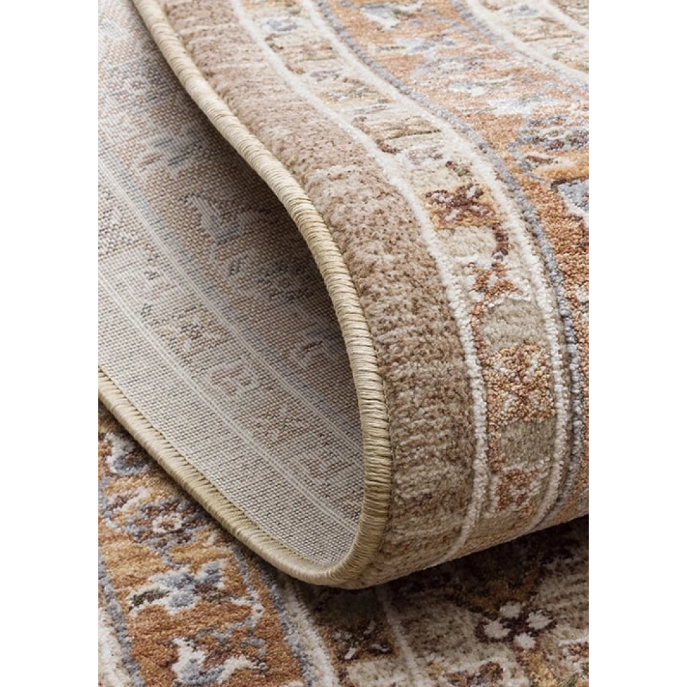 Eko Halı Sofia SOF 01 Cream Gold Uşak Motifli Renkli Makine Halısı