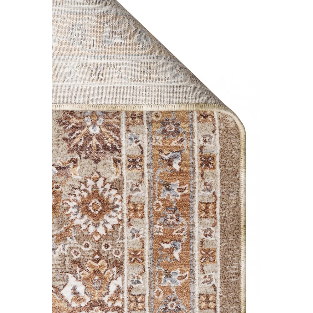 Eko Halı Sofia SOF 01 Cream Gold Uşak Motifli Renkli Makine Halısı