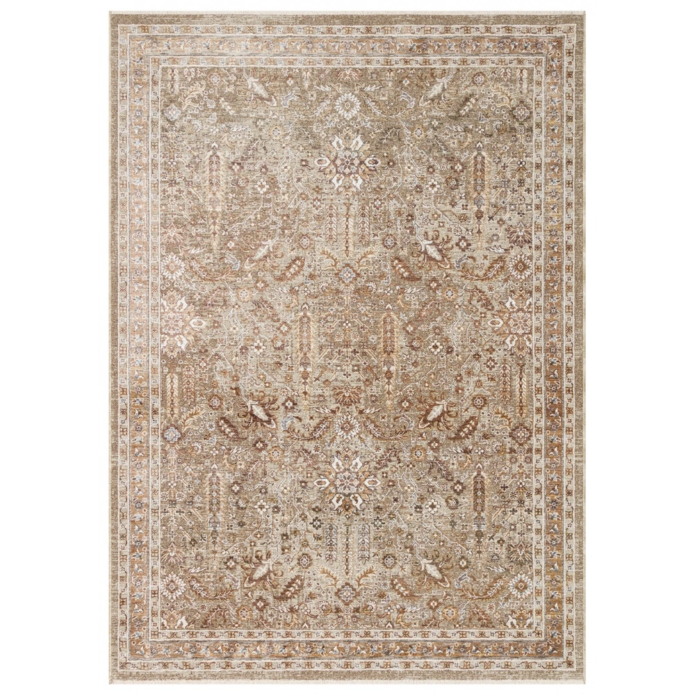 Eko Halı Sofia SOF 01 Cream Gold Uşak Motifli Renkli Makine Halısı