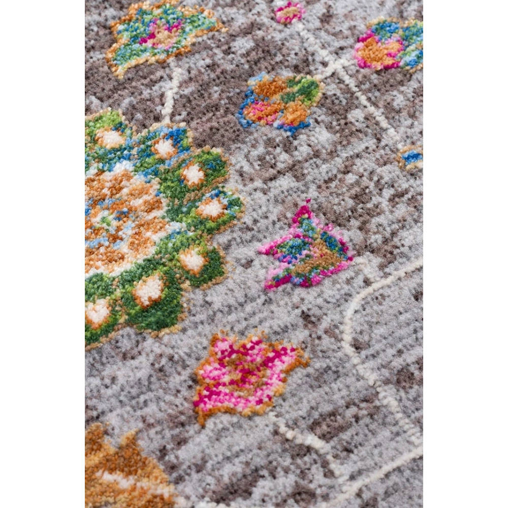 Eko Halı Sofia SOF 04 Multy Uşak Motifli Renkli Makine Halısı