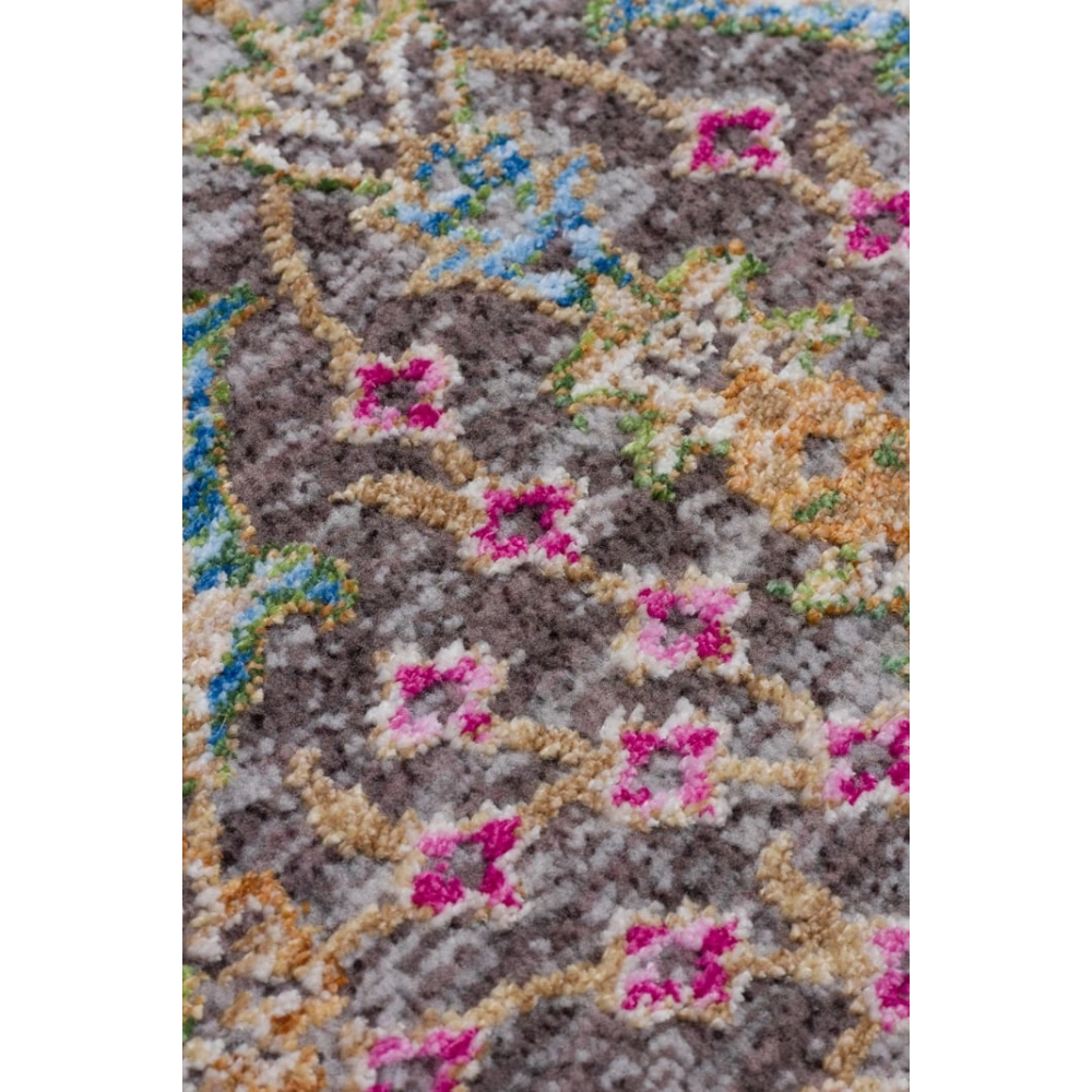 Eko Halı Sofia SOF 03 Multy Uşak Motifli Renkli Makine Halısı