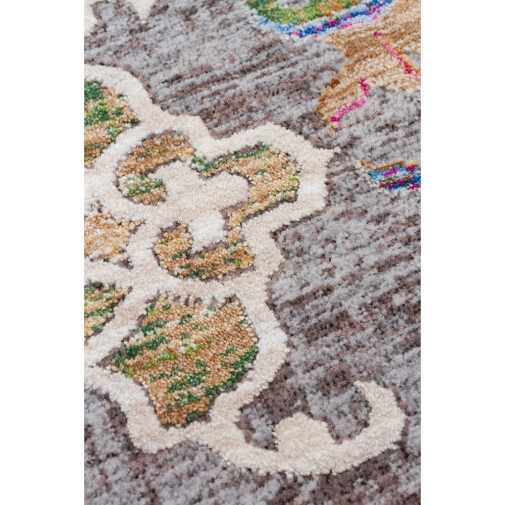 Eko Halı Sofia SOF 02 Multy Uşak Motifli Renkli Makine Halısı