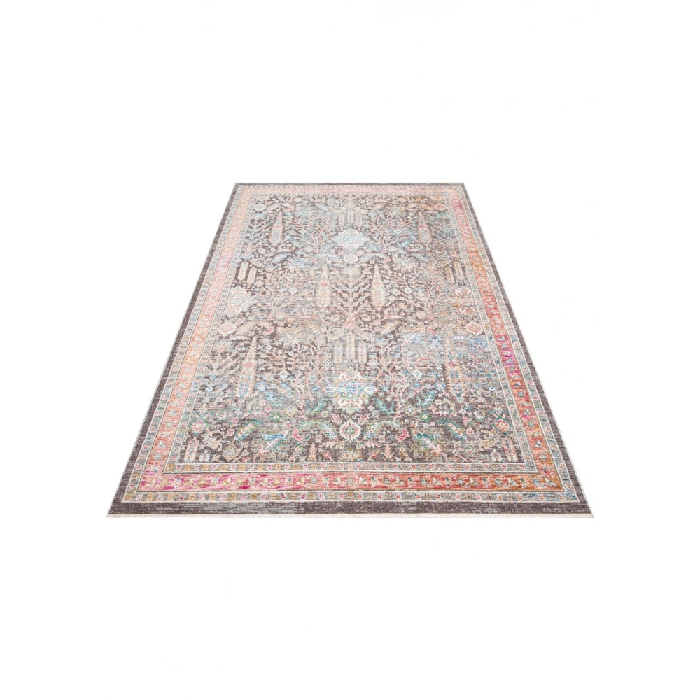 Eko Halı Sofia SOF 01 Multy Uşak Motifli Renkli Makine Halısı