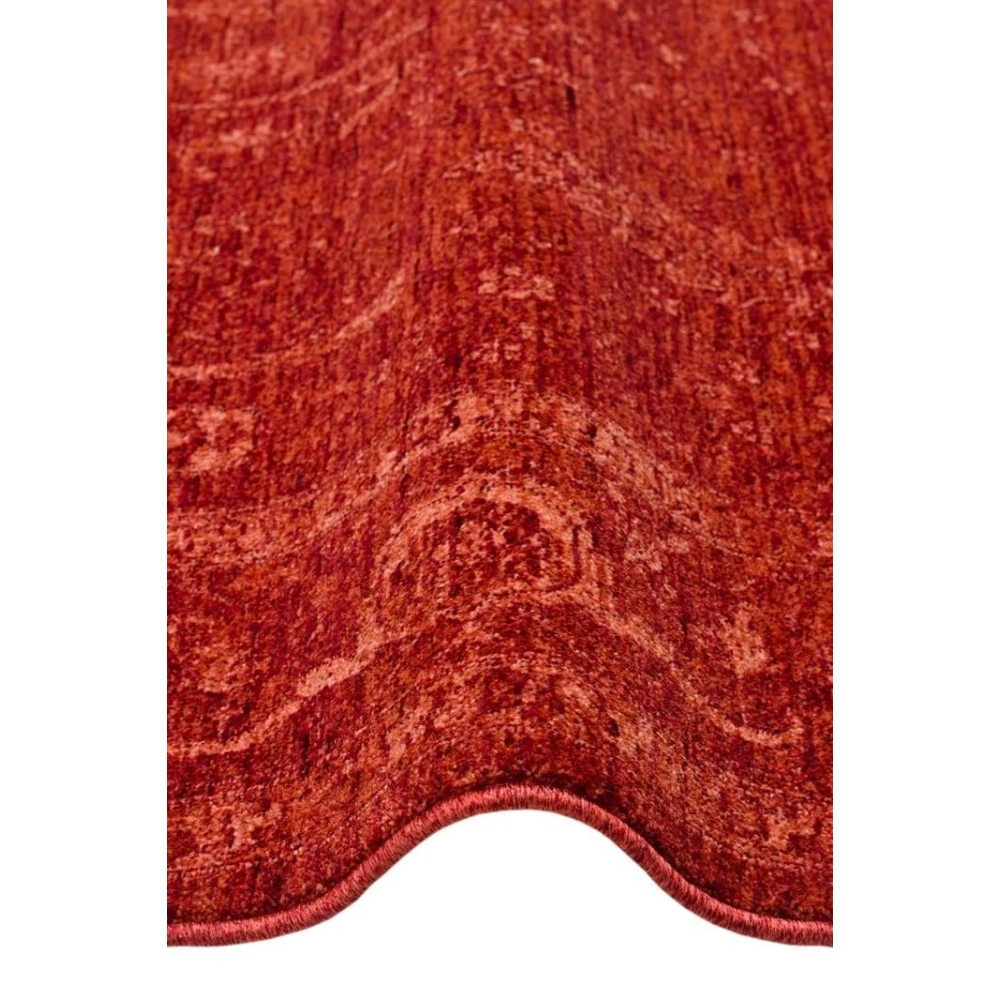 Eko Halı Shıraz SHR 03 Red Vintage Tarzlı Yumuşak Dokulu Modern Makine Halısı