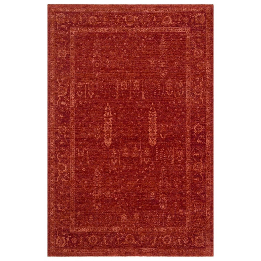 Eko Halı Shıraz SHR 03 Red Vintage Tarzlı Yumuşak Dokulu Modern Makine Halısı