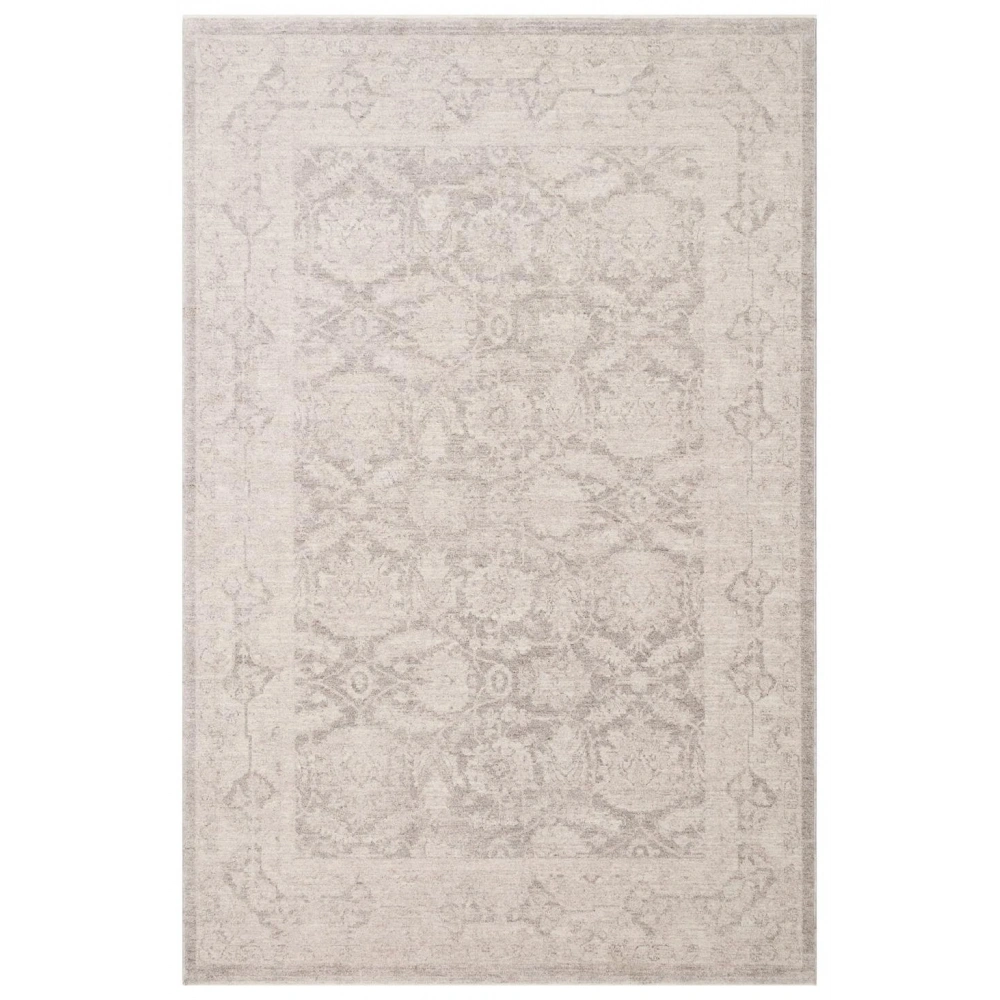 Eko Halı Shıraz SHR 01 Grey Vintage Tarzlı Yumuşak Dokulu Modern Makine Halısı