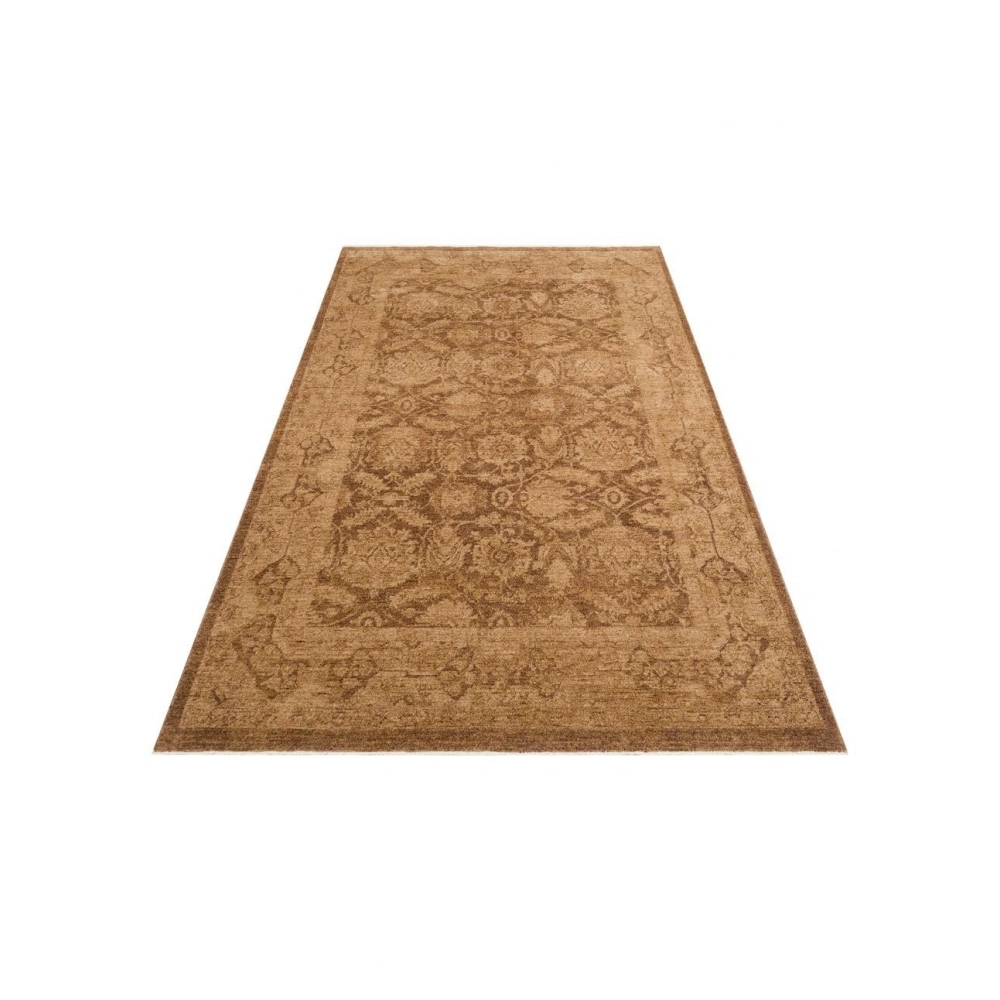 Eko Halı Shıraz SHR 01 Beige Vintage Tarzlı Yumuşak Dokulu Modern Makine Halısı